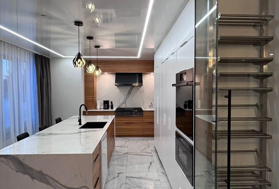 Modern suite interior at Lofts 1325 in Val-d'Or