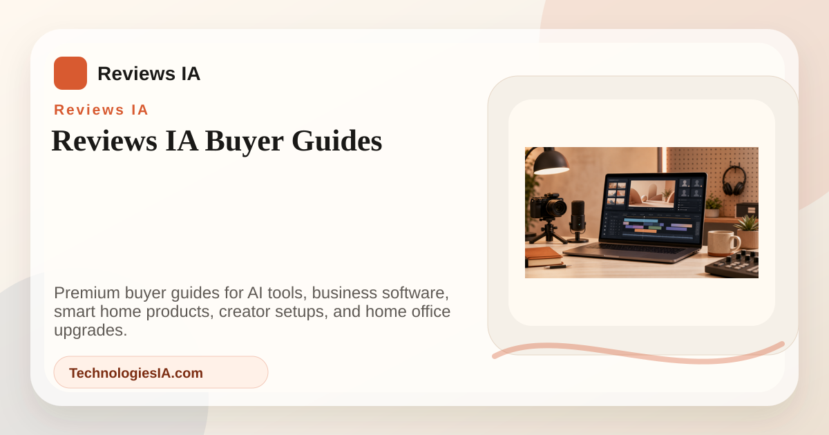 Reviews IA buyer guides website preview
