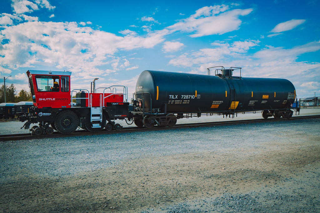 TransRail rail logistics operation in Val-d'Or