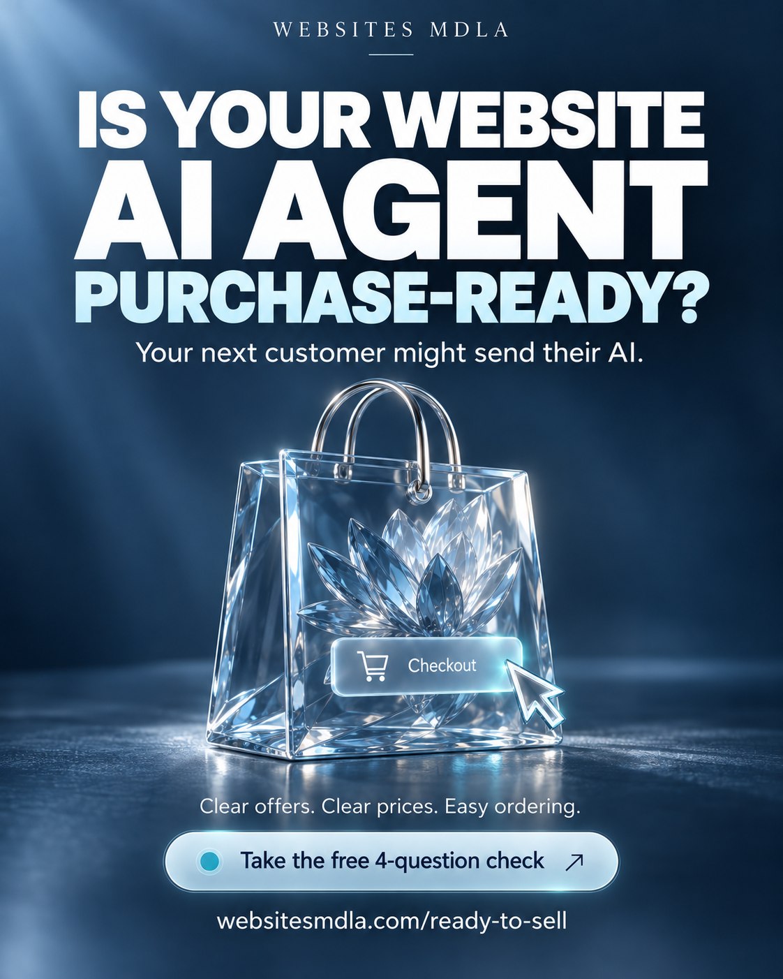 Crystal shopping bag: Is your website AI agent purchase-ready?